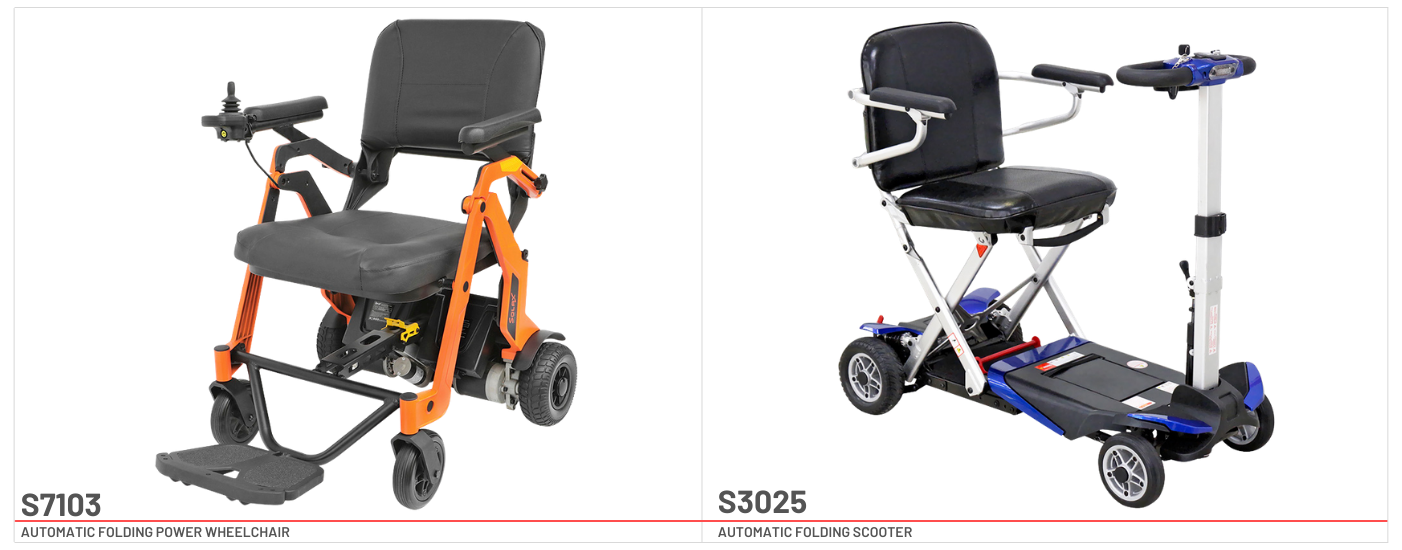 Solax S7103 电动轮椅和 S3025 代步车