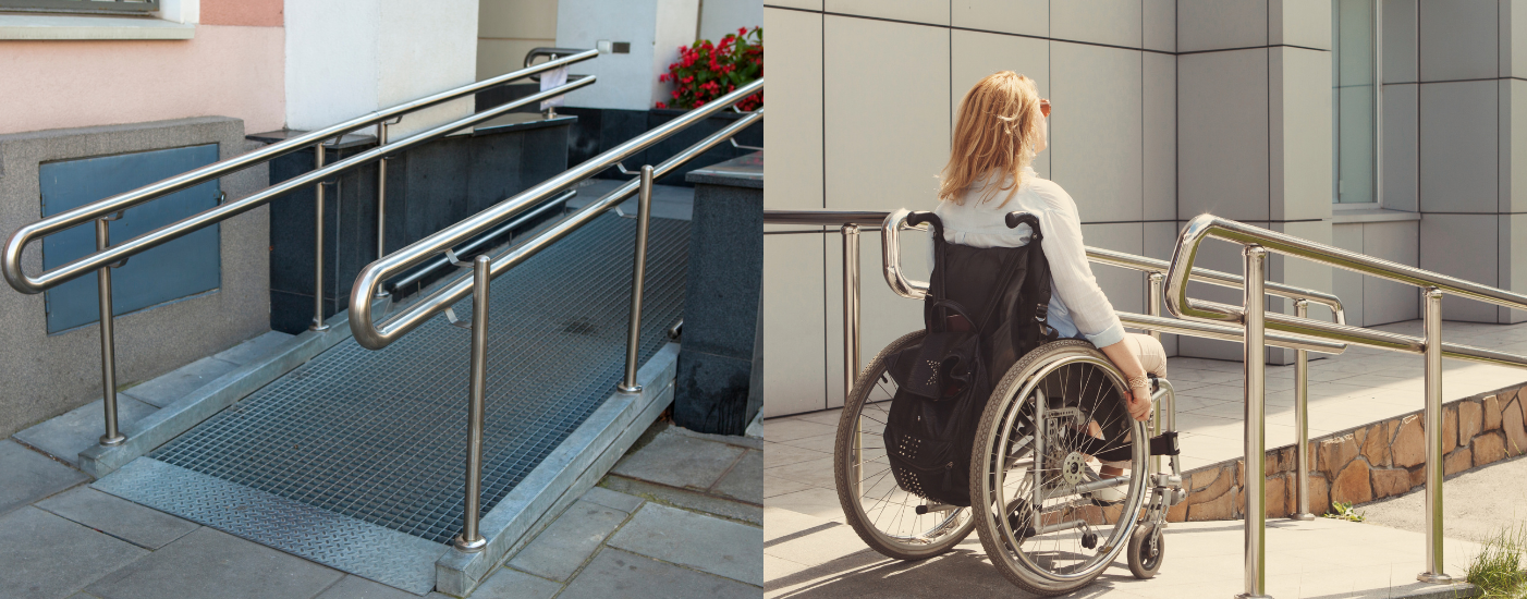 为残疾人、轮椅和代步车安装坡道