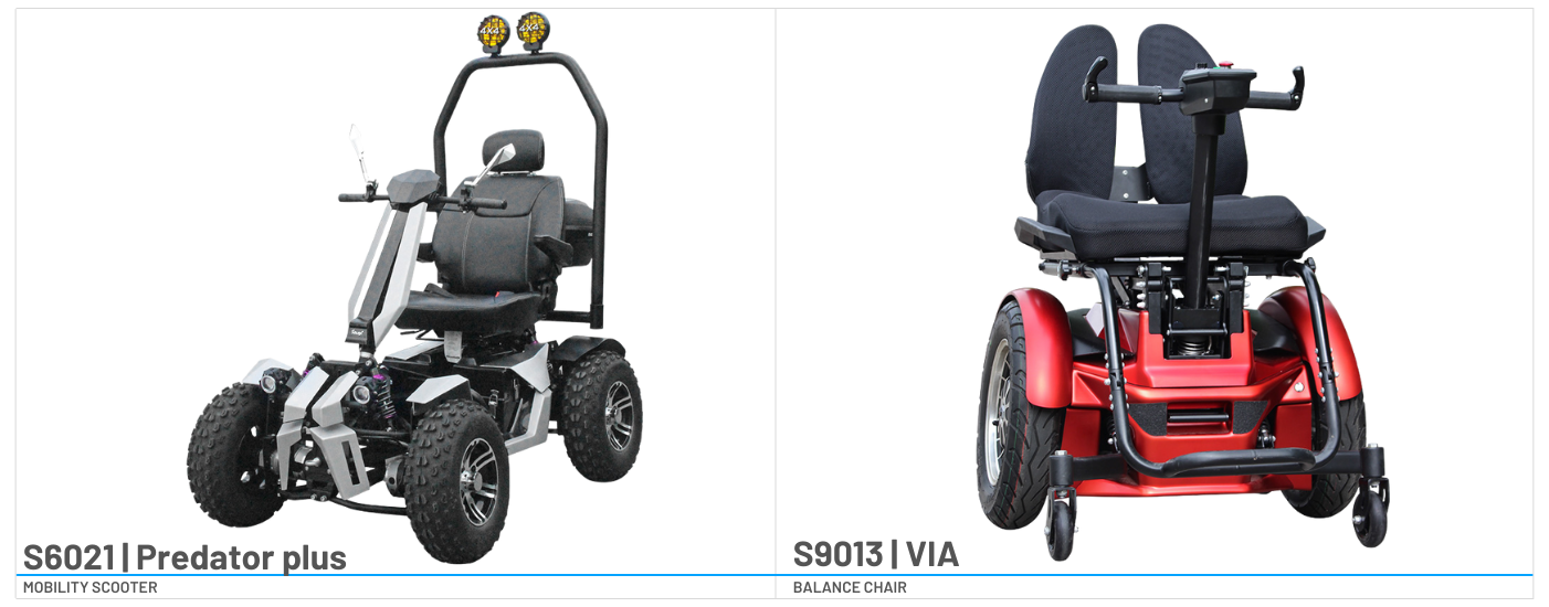 Solax S6021 代步车和 S9013 平衡椅