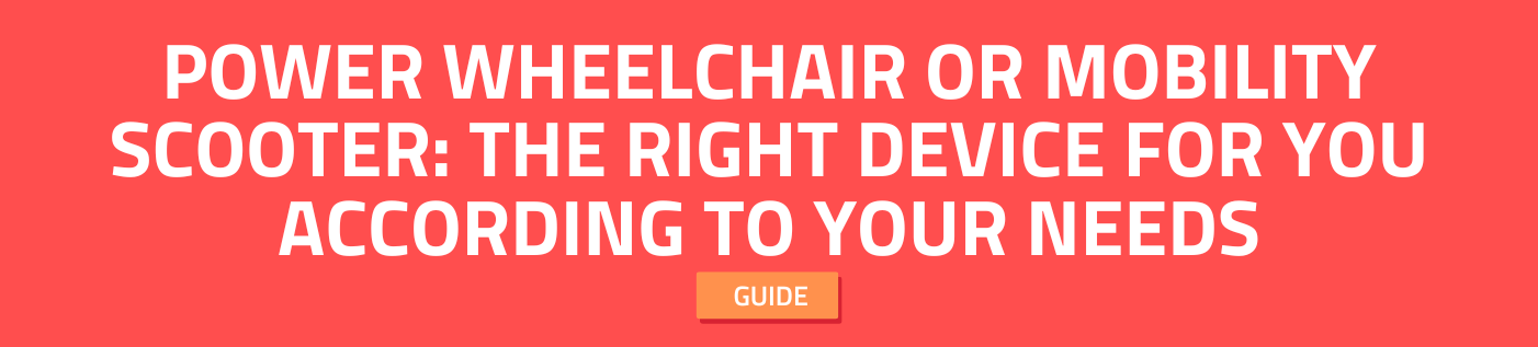 电动轮椅或代步车：根据您的需要选择适合您的设备