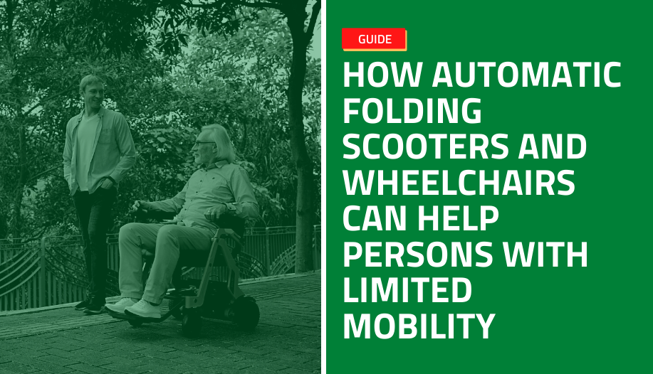 折叠代步车和轮椅旨在为行动不便的人提供方便和便携性。它们通常有两种类型——手动折叠和自动折叠。

手动折叠允许用户手动减少他们的代步车或轮椅，而后者在触摸按钮时提供相同的功能。

正如你可能知道的，选择带有自动折叠功能的轮椅或代步车还有一个额外的优势。在本文中，我们将重点介绍老年人和生活在不同条件下的人可以从这种设备中受益的一些方式。